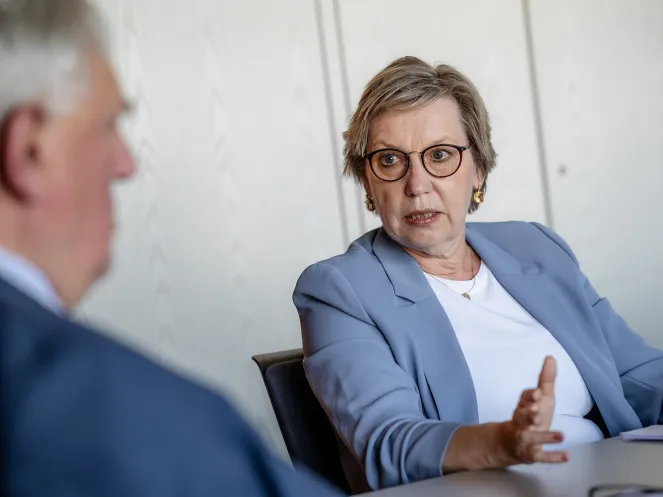 Kirsten Schwenke, Vorsitz Freie Wohlfahrtspflege NRW und Vorstand Diakonisches Werk Rheinland-Westfalen-Lippe e.V. – Diakonie RWL, Karl-Josef Laumann Minister für Arbeit Soziales und Gesundheit des Landes NRW