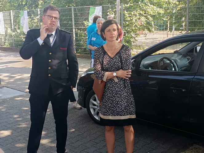 Erftstadt Gymnich Thomas Hammer und Carolin Weitzel