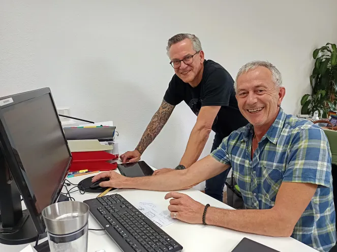 Frank Armoneit und Martin Dienberg, ADA Beratungsstelle Herten