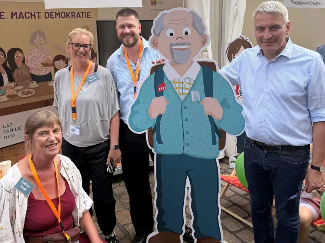 NRW Fest Muenster LAG-Familie NRW Staatssekretär Lorenz Bahr