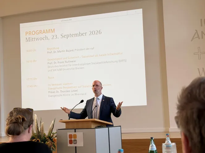 Präses Dr. Thorsten Latzel Jahrestagung eaf in Wuppertal