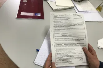 Formular zur Beantragung von Wohngeld