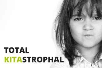 Plakat der Kampagne "kitastrophal" der Diakonie Wuppertal 