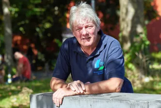 Wolfgang Zacheja in Essen-Altendorf bei Sonnenschein