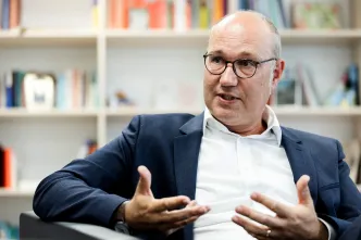 Rüdiger Schuch im Gespräch.