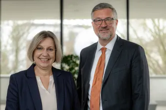 Die Diakonie RWL-Vorstände Kirsten Schwenke und Christian Heine-Göttelmann