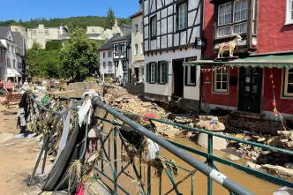 Bad Münstereifel nach der Hochwasserkatatstrophe 2021