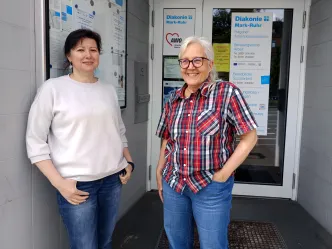 Olga Balci und Martina Pacyna von der Diakonie Mark-Ruhr in Hagen
